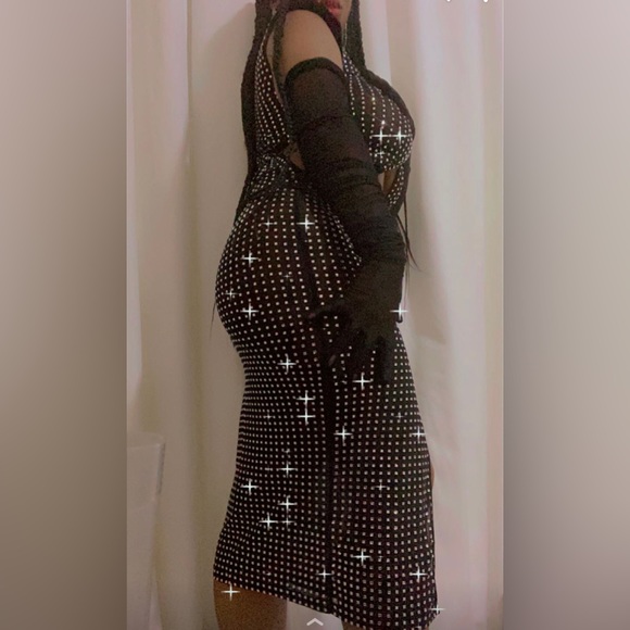 All Eyes On She 💎 Mesh BodyCon dress - Picture 2 of 5